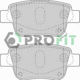 Колодки тормозные дисковые PROFIT 5000-1649