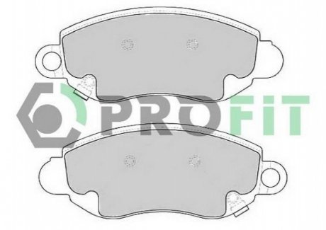 Колодки тормозные дисковые PROFIT 5000-1881 (фото 1)