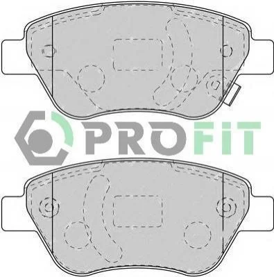<strong>Колодки тормозные дисковые PROFIT 5000-1920 (фото 1)</strong>