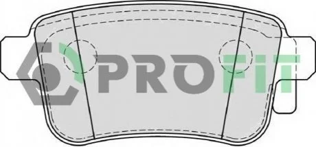 Колодки гальмівні дискові для PROFIT 5000-4186 фото товару