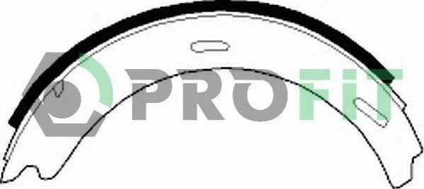 <strong>Колодки гальмівні барабанні PROFIT 5001-0196 (фото 1)</strong>