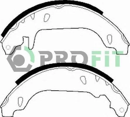 <strong>Колодки гальмівні барабанні PROFIT 5001-0243 (фото 1)</strong>