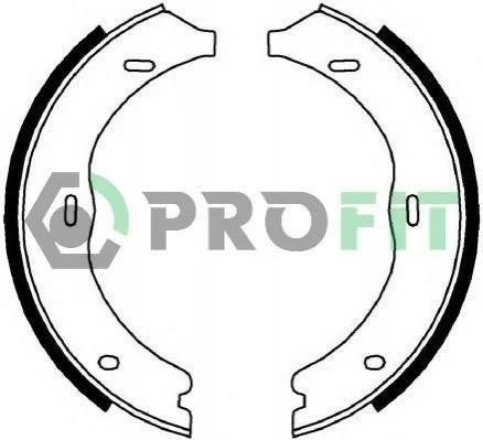 <strong>Колодки тормозные барабанные PROFIT 5001-4003 (фото 1)</strong>