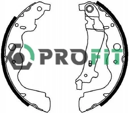 <strong>Колодки гальмівні барабанні PROFIT 5001-4031 (фото 1)</strong>