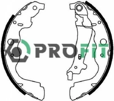 Колодки гальмівні барабанні для PROFIT 5001-4031 фото товару