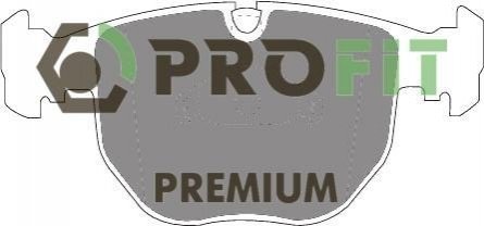 Колодки гальмівні дискові PROFIT 5005-0997