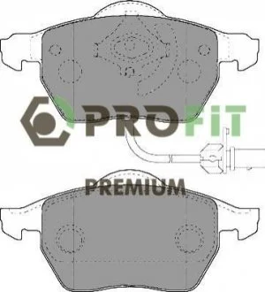 Колодки гальмівні дискові для Audi, Volkswagen, Skoda, Seat PROFIT 5005-1717 фото товару