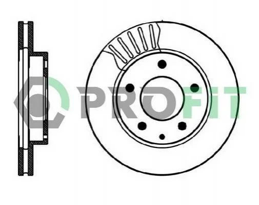 <strong>Диск гальмівний PROFIT 5010-0496 (фото 1)</strong>