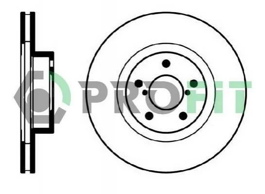 <strong>Диск гальмівний PROFIT 5010-0679 (фото 1)</strong>