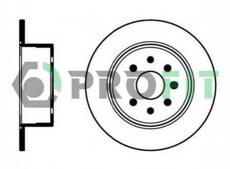 Диск тормозной PROFIT 5010-0814 фото товара