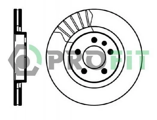 <strong>Диск гальмівний PROFIT 5010-0928 (фото 1)</strong>
