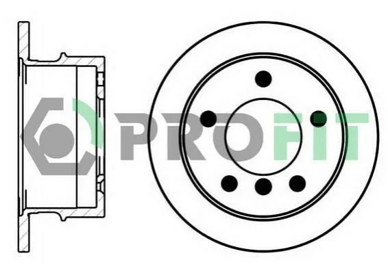 <strong>Диск тормозной PROFIT 5010-0931 (фото 1)</strong>