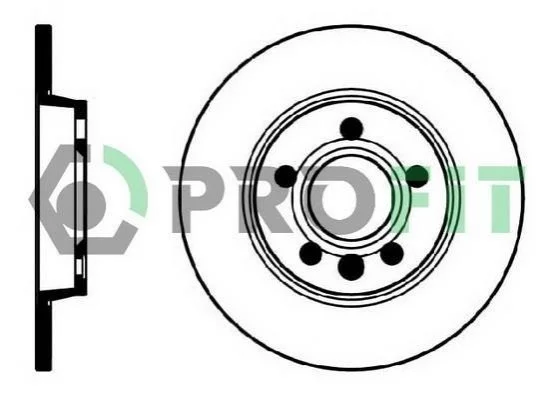 <strong>Диск гальмівний PROFIT 5010-1012 (фото 1)</strong>