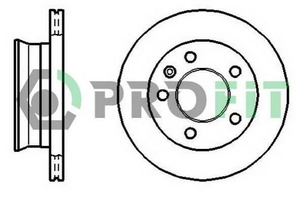 <strong>Диск гальмівний PROFIT 5010-1013 (фото 1)</strong>