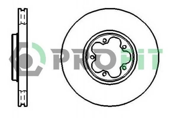 <strong>Диск гальмівний PROFIT 5010-1112 (фото 1)</strong>