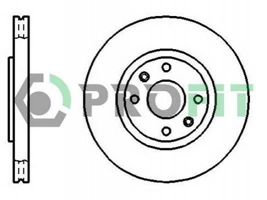 <strong>Диск гальмівний PROFIT 5010-1152 (фото 1)</strong>