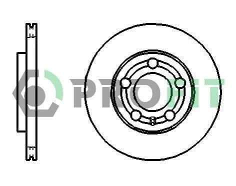 <strong>Диск тормозной PROFIT 5010-1164 (фото 1)</strong>