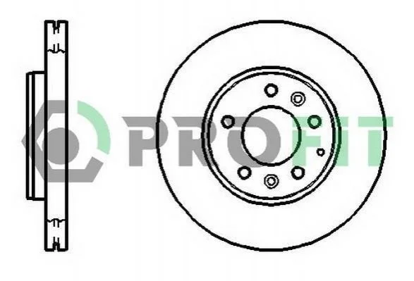 <strong>Диск гальмівний PROFIT 5010-1210 (фото 1)</strong>