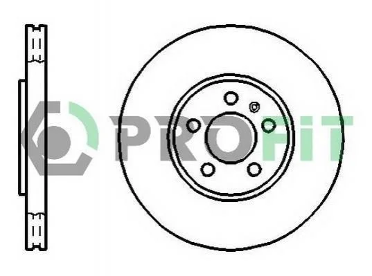 <strong>Диск гальмівний PROFIT 5010-1221 (фото 1)</strong>