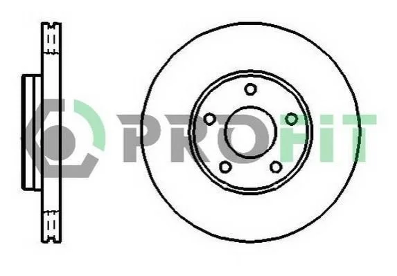 <strong>Диск тормозной PROFIT 5010-1222 (фото 1)</strong>