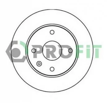 Диск гальмівний для PROFIT 5010-1257 фото товару