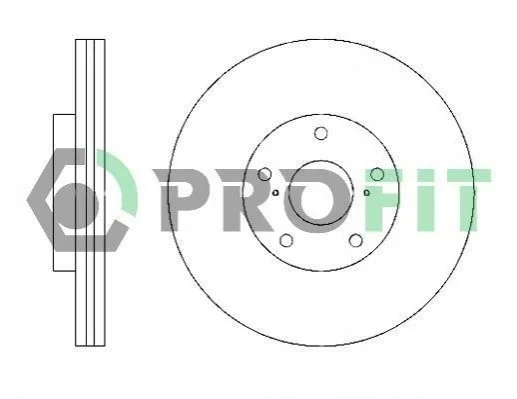 <strong>Диск гальмівний PROFIT 5010-1446 (фото 1)</strong>