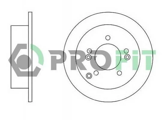 <strong>Диск гальмівний PROFIT 5010-1447 (фото 1)</strong>