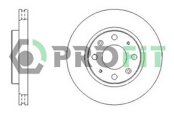 <strong>Диск гальмівний PROFIT 5010-1528 (фото 1)</strong>