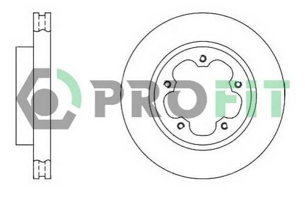 <strong>Диск гальмівний PROFIT 5010-1554 (фото 1)</strong>