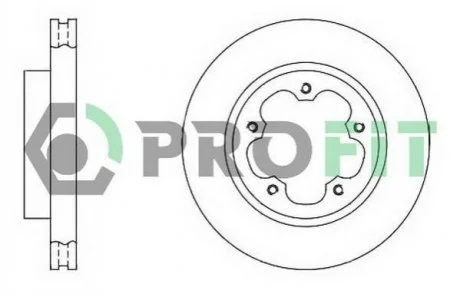 Диск гальмівний для Ford PROFIT 5010-1554 фото товару