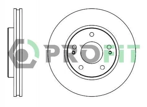 <strong>Диск гальмівний PROFIT 5010-1599 (фото 1)</strong>