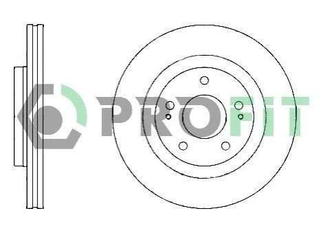 <strong>Диск гальмівний PROFIT 5010-1659 (фото 1)</strong>