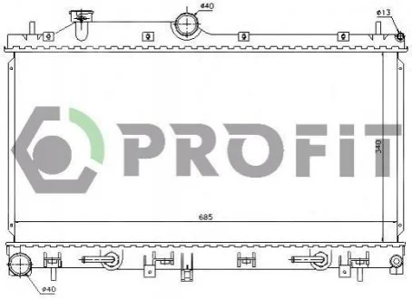 Радіатор охолоджування для PROFIT PR 2910A2 фото товару