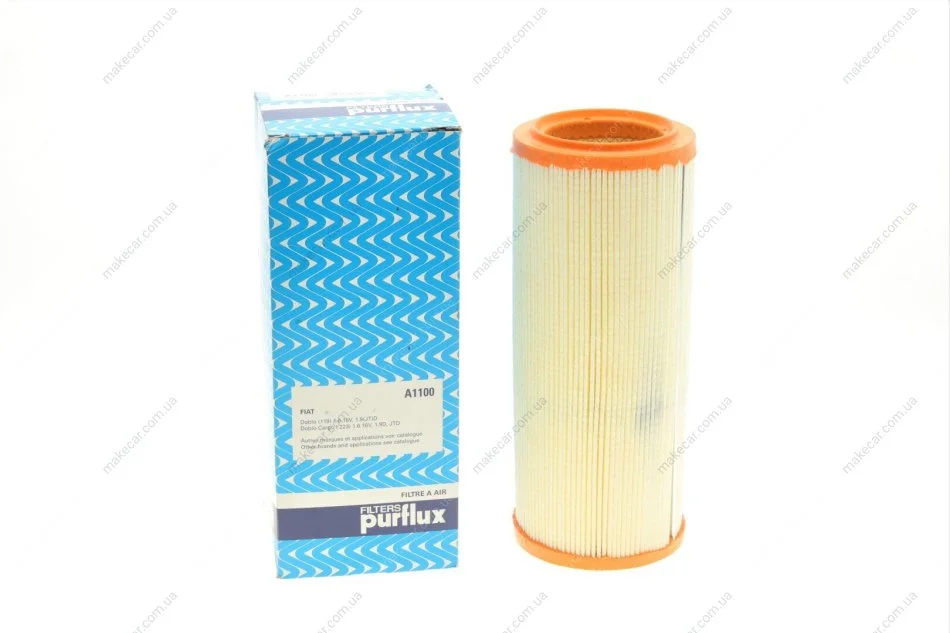 <strong>Фільтр повітряний Doblo 1.6i/ 1.9D/JTD 01- Purflux A1100 (фото 1)</strong>