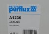 Фильтр воздушный MAZDA 3 1,4/1,6 03- (312*200*33) Purflux A1236 (фото 6)