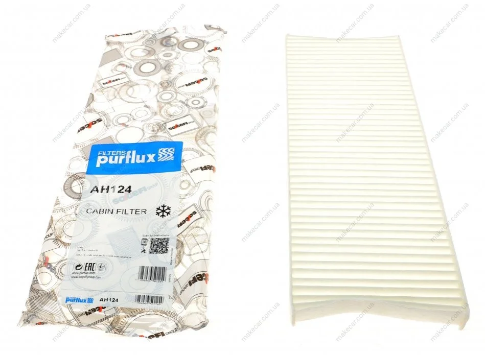 <strong>Повітряний фільтр салона Purflux AH124 (фото 1)</strong>