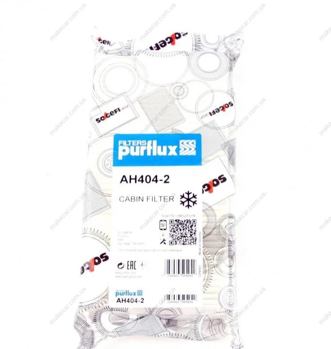 <strong>Фільтр салону Tucson/Sportage/Sorento 2.0-3.5 02- Purflux AH404-2 (фото 1)</strong>
