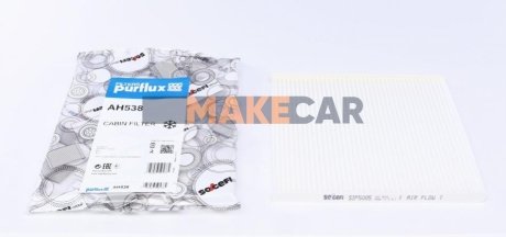 Фільтр салону Hyundai Solaris/Accent 1.4 12-17/Kia Rio III 11- Purflux AH538 (фото 1)