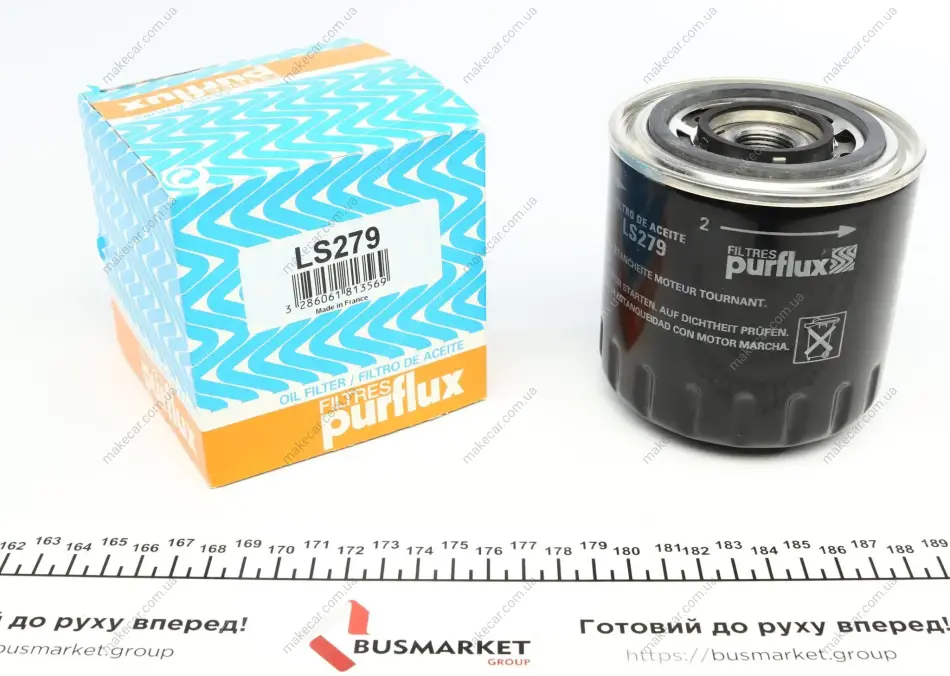 <strong>Фільтр масляний Purflux LS279 (фото 1)</strong>