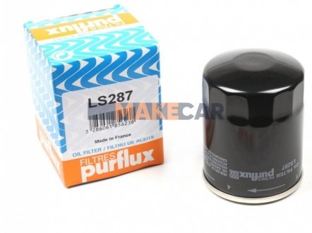 Фильтр масляный Purflux LS287 (фото 1)