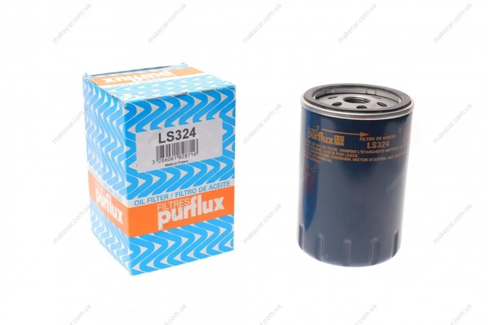 <strong>Фільтр масляний Caddy III 1.6i/Golf/Passat/Audi/Octavia (бензин) Purflux LS324 (фото 1)</strong>