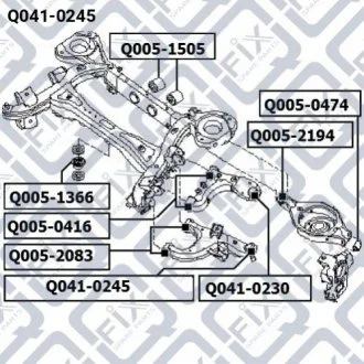 Опора кульова для Q-FIX Q0410245 фото товару