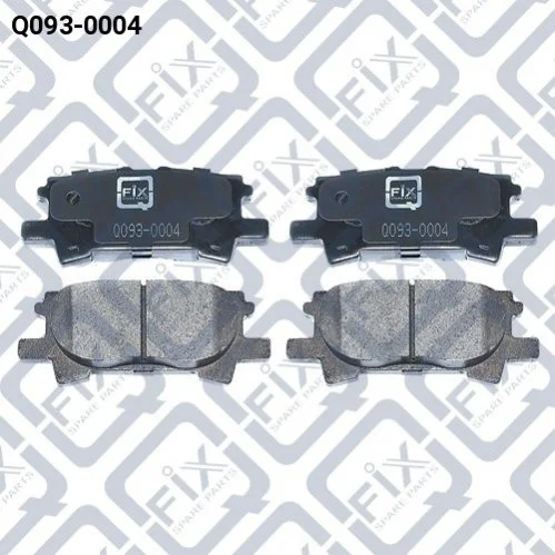 <strong>Колодки гальмівні дискові задні Q-FIX Q0930004 (фото 1)</strong>