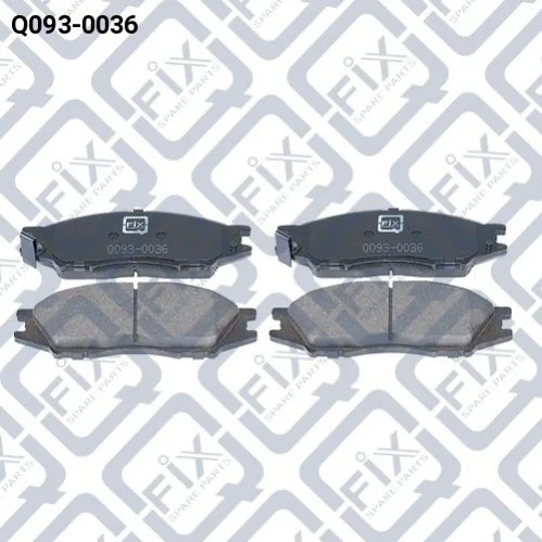 <strong>Колодки гальмівні передн.дискові Q-FIX Q0930036 (фото 1)</strong>