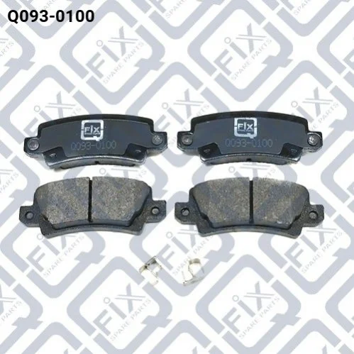 <strong>Колодки гальмівні задн. дискові Q-FIX Q0930100 (фото 1)</strong>