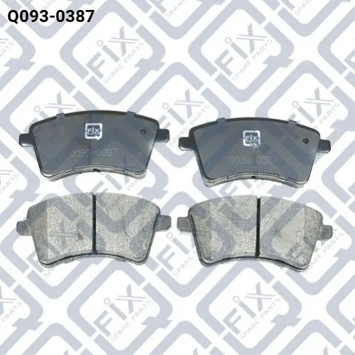 <strong>Колодки гальмівні передн.дискові Q-FIX Q0930387 (фото 1)</strong>