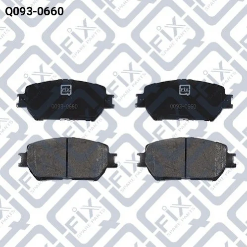 <strong>Колодки гальмівні передн.дискові Q-FIX Q0930660 (фото 1)</strong>