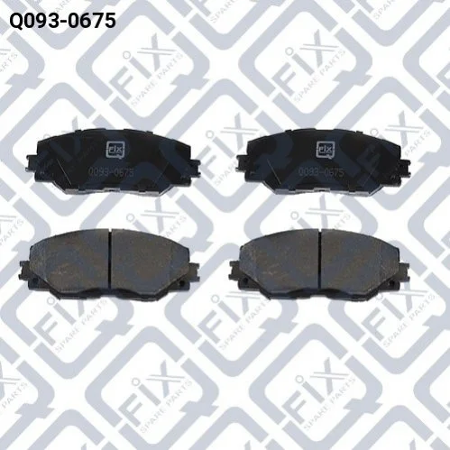 <strong>Колодки гальмівні передн.дискові Q-FIX Q0930675 (фото 1)</strong>