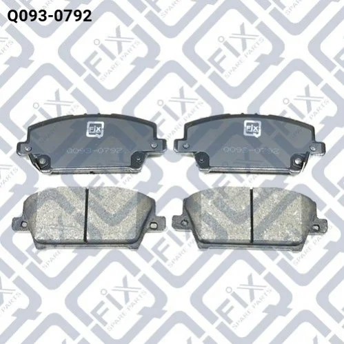 <strong>КОЛОДКИ ТОРМОЗНЫЕ ПЕРЕДНИЕ ДИСКОВЫЕ Q-FIX Q0930792 (фото 1)</strong>