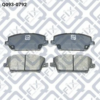 КОЛОДКИ ТОРМОЗНЫЕ ПЕРЕДНИЕ ДИСКОВЫЕ для Honda Q-FIX Q0930792 фото товара